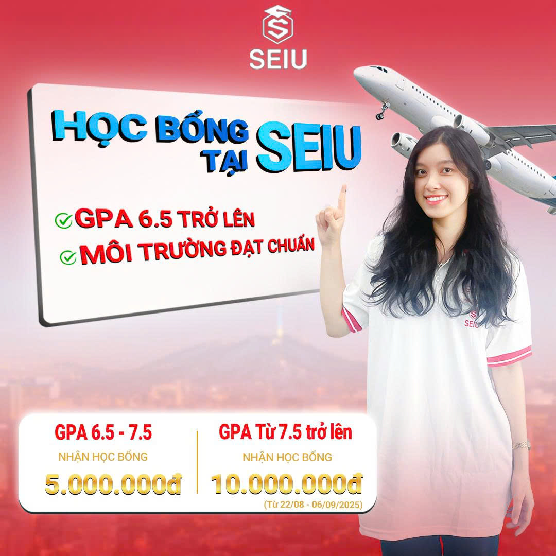 Ưu đãi khi nhập học tại SEIU